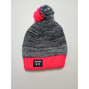 Youth Under Armour Knit Pom Beanie - Coldgear - Preowned